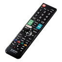 【18日は24時間限定クーポン配布!】ELECOM エレコムかんたんTVリモコン第2弾 東芝・レグザ用 ブラック ERC-TV02BK-TO(2541016)送...