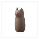 東谷 アズマヤ傘立て 猫 陶器 ミニサイズ ブラウン 約W15.5×D17×H34.5 CLY-13BR(2564638)代引不可