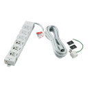 【5日は24時間限定クーポン配布&ポイントアップ】ELPA エルパ事務所向け電源タップ 抜けどめ 6個口 3m 雷ガード OAT-JPC63SB(2569653...