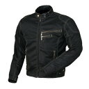 【スーパーSALE要エントリーで最大300%ポイントバック】ROUGH&ROAD ラフアンドロードライディングZIPメッシュジャケット ブラック Mサイズ RR...