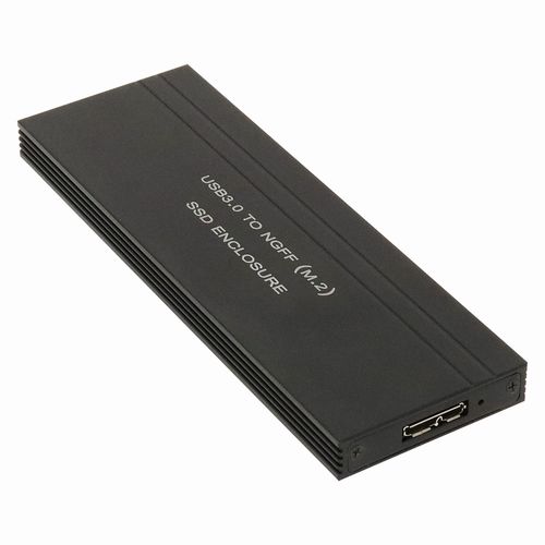 AINEX アイネックスUSB3.0接続 UASP対応 M.2 SATA SSDケース HDE10(2467418)送料無料