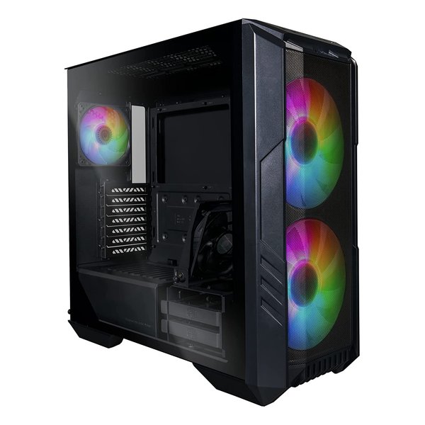 【5/10限定★抽選で2人に1人最大100 ポイントバック要エントリー】クーポン配布Cooler Master クーラーマスターミドルタワーPCケース HAF 500 ブラック H500-KGNN-S00(2541859)送料無料