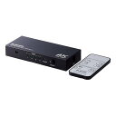 【5/1は24時間限定ポイントアップ&お得なクーポン配布中!】ELECOM エレコムHDMI切替器 4K60P対応 4ポート 4入力1出力 専用リモコン付き D...