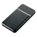 ELECOM GRoCobe[10000mAh PD 20W }Olbgz ubN DE-C32-10000BK(2540962)