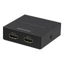 【18日は24時間限定クーポン配布!】GREEN HOUSE グリーンハウスHDMIスプリッタ2ポート メタル ブラック GH-HSPG2-BK(2544756...