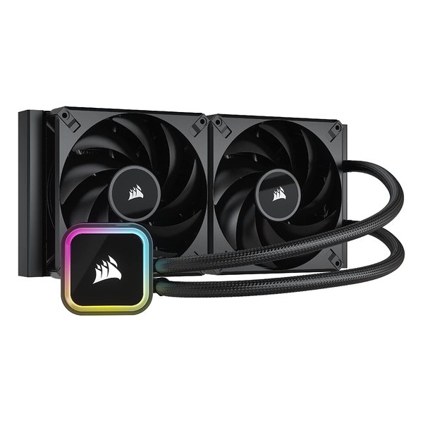 【ランク別ポイント最大6倍！18日限定】※要エントリーCORSAIR コルセアCORSAIR コルセア簡易水冷クーラー iCUE H115i RGB ELITE CW-9060059-WW(2553756)代引不可 送料無料のサムネイル