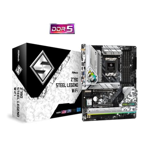 ASROCK アスロックDOS/Vマザーボード CPU LGA1700 DDR5メモリ 対応 Z790 ATXマザーボード Z790 STEEL LEGEND WIFI(2554980)送料無料