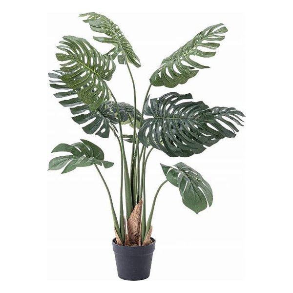 【25日は24時間限定クーポン配布】東谷 アズマヤフェイクグリーン モンステラ 約W56×D56×H100 GRN-11(2564694)代引不可