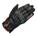 【スーパーSALE要エントリーで最大300%ポイントバック】RS-Taichi アールエスタイチラプター メッシュ グローブ BLACK/RED ブラック/レッ...