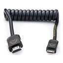 y5/1聚I2l1lő100%|CgobNvGg[zN[|zzATOMOS AgXATOMFLEX PRO HDMI COILED CABLE Mini to Full 30cm HDMI2.0ΉP[u ATOM4K60C3(2566230)s 