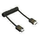 y5/1聚I2l1lő100%|CgobNvGg[zN[|zzATOMOS AgXATOMFLEX PRO HDMI COILED CABLE Full to Full 30cm HDMI2.0ΉP[u ATOM4K60C5(2566232)s 