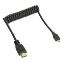 y5/1聚I2l1lő100%|CgobNvGg[zN[|zzATOMOS AgXCoiled MICRO HDMI to Full HDMI Cable 30cm HDMIP[u J[H ATOMCAB015(2566247)s 