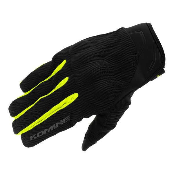 【30日は24時間限定クーポン配布】KOMINE コミネGK-1833 プロテクトメッシュグローブ ブレイブ ブラックネオン Mサイズ GK-1833BKネオンM(2561011)送料無料
