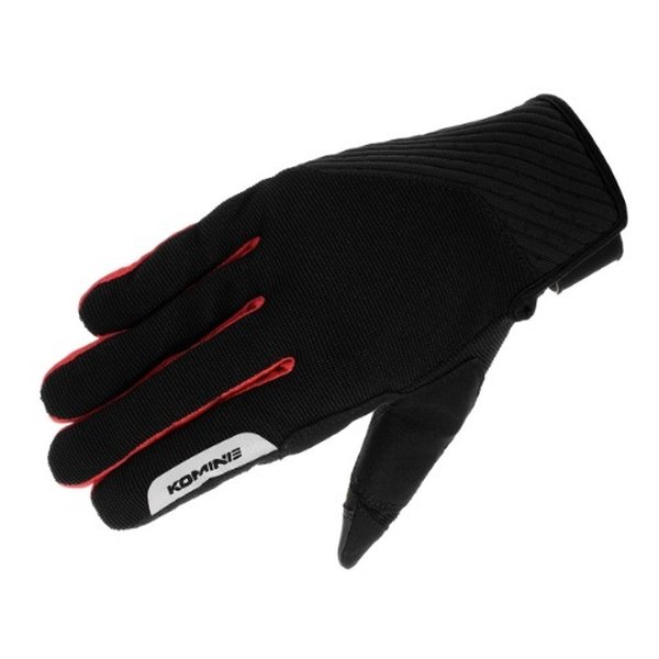 【1日は24時間限定クーポン配布】KOMINE コミネバイク用 春夏 ストレッチメッシュグローブ ルーチェII ブラックレッド/Mサイズ GK-1853/BLACK RED/M(2561050)送料無料