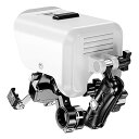 【30日は24時間限定クーポン配布】kaedear カエディアサンバイザー セパレート汎用 25.4mmボール ホワイト スマホホルダー別売り KDRV1MW(2559109)送料無料