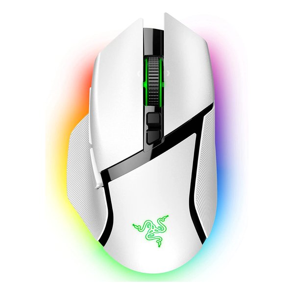 Razer レーザーBasilisk V3 Pro White Edition 右利き用ワイヤレスゲーミングマウス ホワイト RZ01-04620200-R3A1(2569423)送料無料