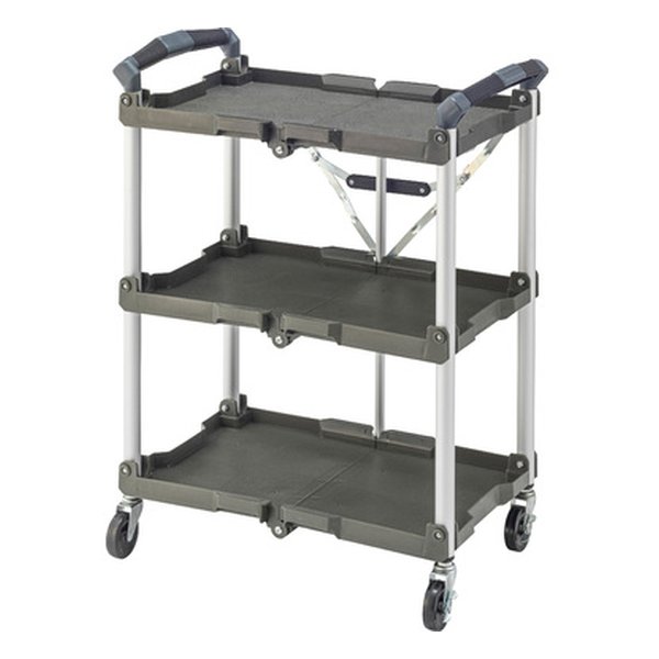 マラソン期間お得なクーポンあり 10/25限定 要エントリー2人に1人ポイントバック東谷 アズマヤフォールディングワゴン カーキ 幅66×奥行き44×高さ85cm WG-305KH(2565492)代引不可