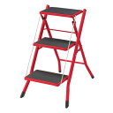 【スーパーSALE要エントリーで最大300%ポイントバック】東谷 アズマヤステップ台 レッド 幅42.5×奥行き65.5×高さ68cm PC-344RD(256...