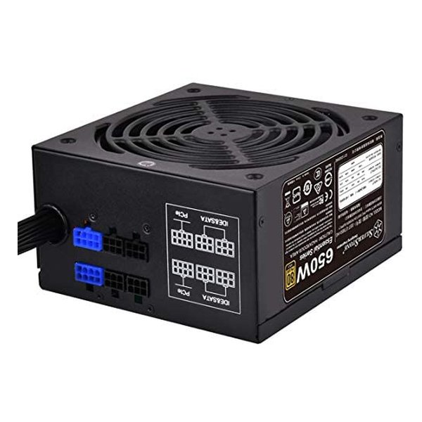 SilverStone Technology シルバーストーンEssentialシリーズ セミモジュール式 80Plus ゴールド認証 ATX電源 650W SST-ET650-HG-Rev(2500083)送料無料