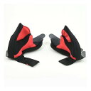 【スーパーSALE要エントリーで最大300%ポイントバック】HJC エイチジェーシーRPHA90:D.VADER用チークパッド オプション ブラック/レッド 2...