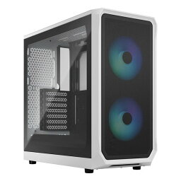 Fractal Design フラクタルデザインミドルタワー型PCケース Focus 2 RGB White TG Clear Tint FD-C-FOC2A-04(2552852)代引不可 送料無料