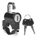 【スーパーSALE要エントリーで最大300%ポイントバック】HI-HIGH ハイハイヘルメットロック 自転車 原付 盗難防止 鍵 軽量 簡単取付 コンパクト H...