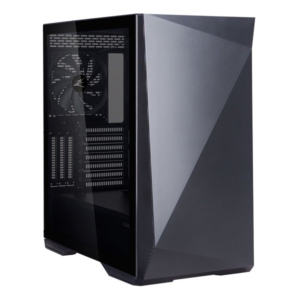 ZALMAN ザルマンZ9 Iceberg Black ミドルタワーPCケース 多角形デザイン ブラック Z9 ICEBERG BLACK(2514216)代引不可 送料無料