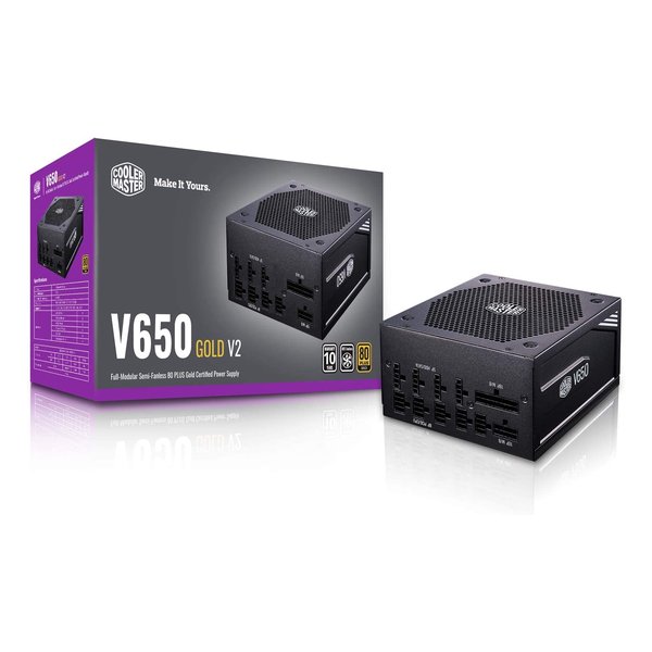 Cooler Master クーラーマスタークーラーマスター CoolerMaster V650 GOLD V2 650W PC電源ユニット MPY-650V-AFBAG-JP(2508310)代引不可 送料無料