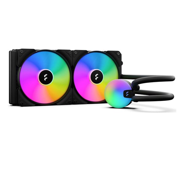 【18日は24時間限定クーポン配布！】Fractal Design フラクタルデザインLumen v2 RGB 水冷一体型CPUクーラー 140mmファン×2 FD-W-L1-S2812 FD-W-L1-S2812(2573995)代引不可 送料無料