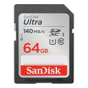 Sandisk サンディスクSDXCカード SDカード SDXC 64GB SDSDUNB064GGN6IN(2558977)送料無料