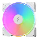 Fractal Design フラクタルデザインARGB対応 PCケースファン Prisma AL-18 PWM RGB ホワイト FD-FAN-PRI-AL18-PWM-WT(2573979)代引不可 送料無料