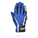 【30日限定クーポン配布】elf エルフバイク用 オールシーズン ELG-5267 オールウェザーグローブ ブルー Lサイズ ELG-5267/ブルー/L(25...