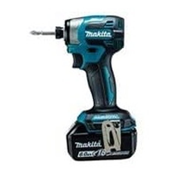 【25日は要エントリーでポイント抽選＆クーポン配布】makita マキタ充電式インパクトドライバ 青/バッテリBL1860B×2本/充電器DC18RF/ケース付 TD173DRGX(2568076)送料無料
