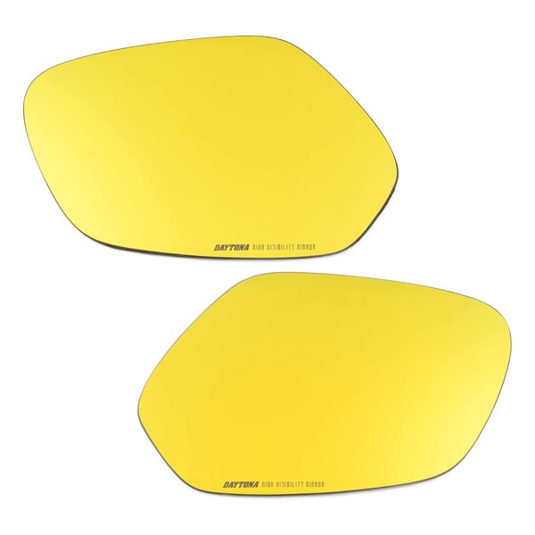 DAYTONA デイトナハイビジミラー 貼り付けタイプ CBR400Rなど 広角 ゴールド 29721(2558466)送料無料