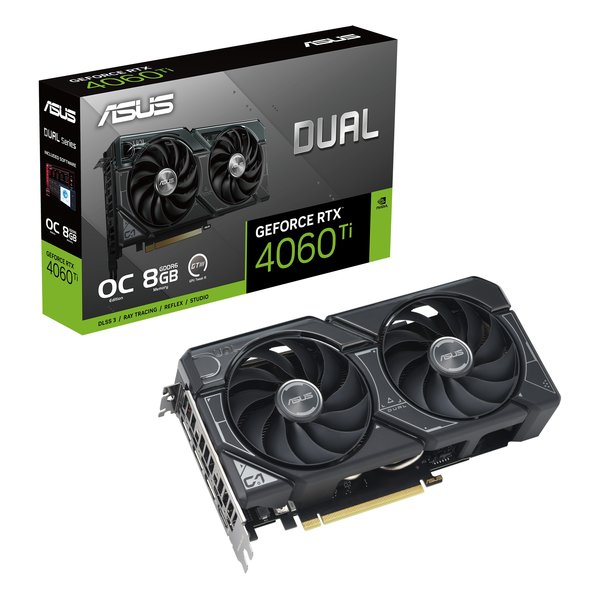 ASUS GCX[XOtBbN{[h rfIJ[h GF RTX4060Ti 8GB DUAL-RTX4060TI-O8G(2574602)