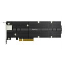 Synology シノロジーシノロジー M.2 NVMe & 10GbE Combo Adapter Card E10M20-T1 PPCIe 3.0 x8 E10M20-T1(2573609)代引不可 送料無料