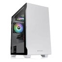 【スーパーSALE要エントリーで最大300%ポイントバック】Thermaltake サーマルテイクS100 TG Snow Edition ホワイト ミニタワー...