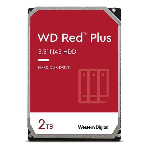 楽天e-zoa 楽天市場 SHOP5/25限定!抽選で2人に1人最大100％ポイントバック！要エントリー!クーポン配布！Western Digital ウエスタンデジタル内蔵ハードドライブ 2TB HDD Red Plus レッドプラス 64MBキャッシュ 3.5インチ WD20EFPX（2574845）送料無料