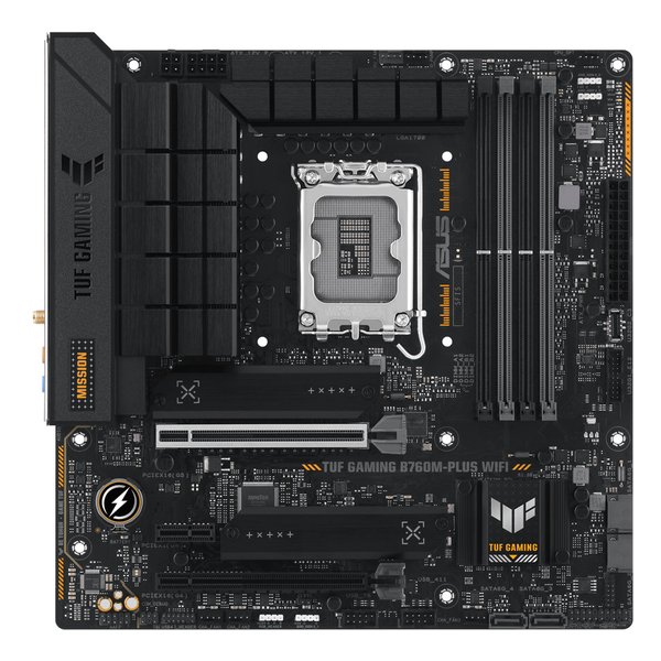 ASUS エイスースDOS/Vマザーボード 12.13世代CPU LGA1700 対応 B760M 搭載 mATX マザーボード TUF GAMING B760M-PLUS WIFI(2577250)送料無料