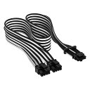 【25日は24時間限定クーポン配布】CORSAIR コルセアPCIe Gen 5 Type-4 600W 12VHPWR Cable ブラック/ホワイト CP-8920333(2577924)代引不可 送料無料