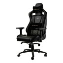 【マラソン期間中お得なクーポン配布！】noblechairs ノーブルチェアーズゲーミングチェア EPIC ゴールド NBL-PU-GOL-003(2473505)代引不可 送料無料