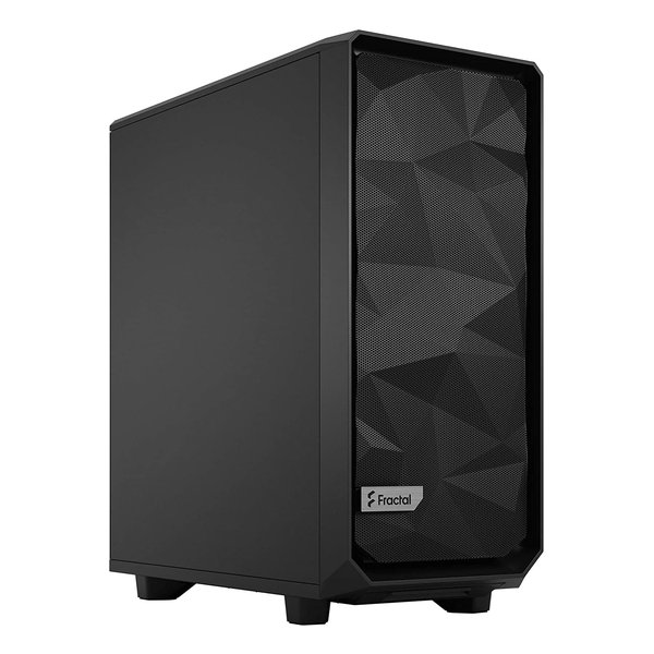 Fractal Design フラクタルデザインMeshify 2 Compact Black Solid ミドルタワーPCケース ソリッドパネル FD-C-MES2C-01(2508186)代引不可 送料無料