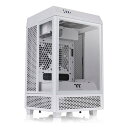 【5/1限定★抽選で2人に1人最大100 ポイントバック要エントリー】クーポンも配布Thermaltake サーマルテイクThe Tower 100 Snow Edition ミニタワーPCケース 3面強化ガラスパネル搭載 CA-1R3-00S6WN-00(2508078)代引不可 送料無料