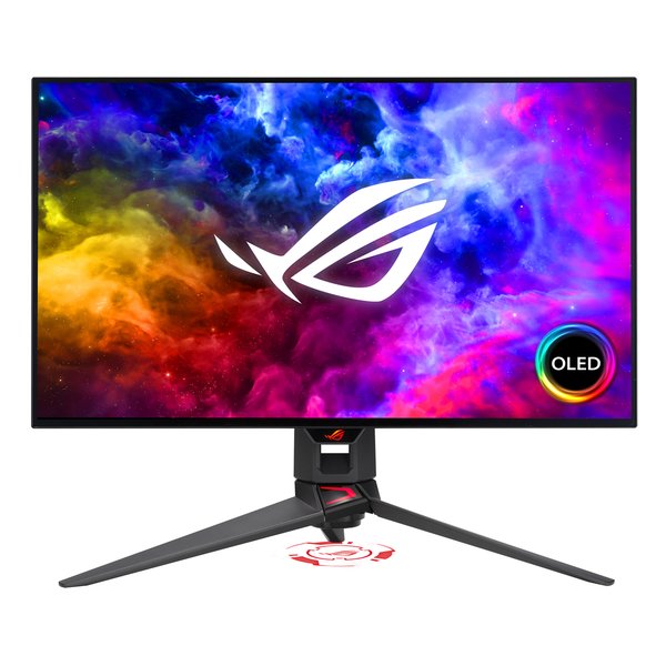 ASUS エイスース26.5型ワイド ゲーミングモニター ROG Swift OLED/有機EL/ノングレア/HDR対応 PG27AQDM(2574610)送料無料のサムネイル