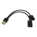 【スーパーSALE要エントリーで最大300%ポイントバック】変換名人 ヘンカンメイジンUSB2分岐 充電+通信 LED CP0022D(2569477)代引不可