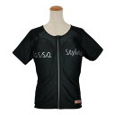 【30日限定クーポン配布】Rosso Style Lab ロッソスタイルラボ レディースロッソスタイルラボ レディース プロテクションTシャツ ブラック Lサイ...