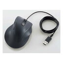 【30日限定クーポン配布】ELECOM エレコム静音 有線マウス EX-G 5ボタン Lサイズ ブラック M-XGL30UBSKBK(2578218)送料無料