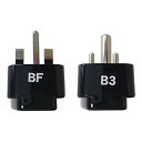 【15日限定クーポン配布】Kashimura カシムラ海外用変換プラグ BF/B3タイプセット WP-10(2568892)代引不可