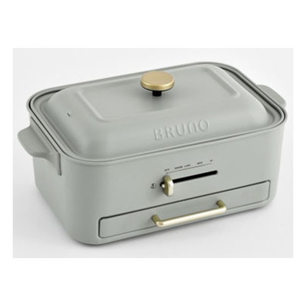 お買い物マラソン期間限定お得なクーポン配布！BRUNO（ブルーノ）BRUNO コンパクトグリルホットプレート グリーン BOE109-GR(2579371)送料無料のサムネイル
