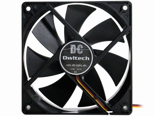 Owltech オウルテック12cmケースFAN OWLFE1225SLBK(2424222)代引不可